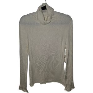 Maeve Cream Turtleneck Sweater